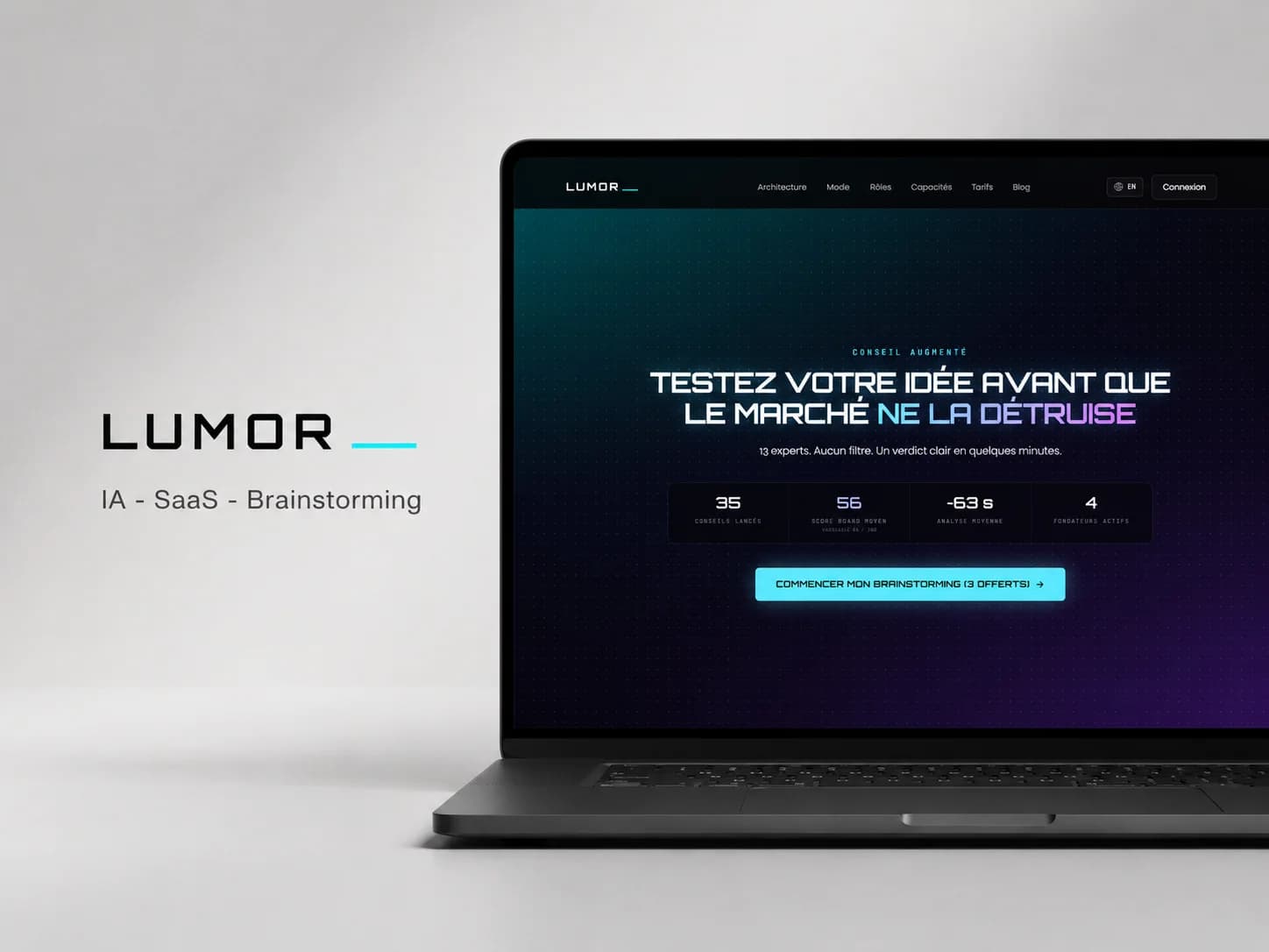 Capture du projet Lumor