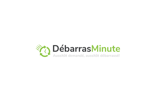 Logo de Débarras Minute après refonte de la charte graphique