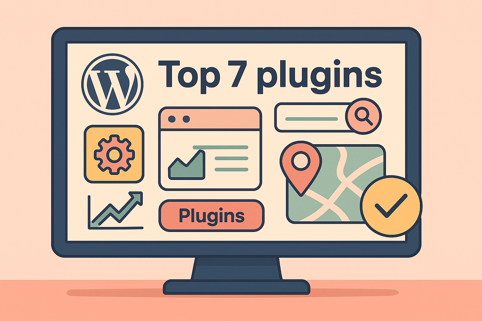 Illustration des meilleurs plugins WordPress pour le SEO local