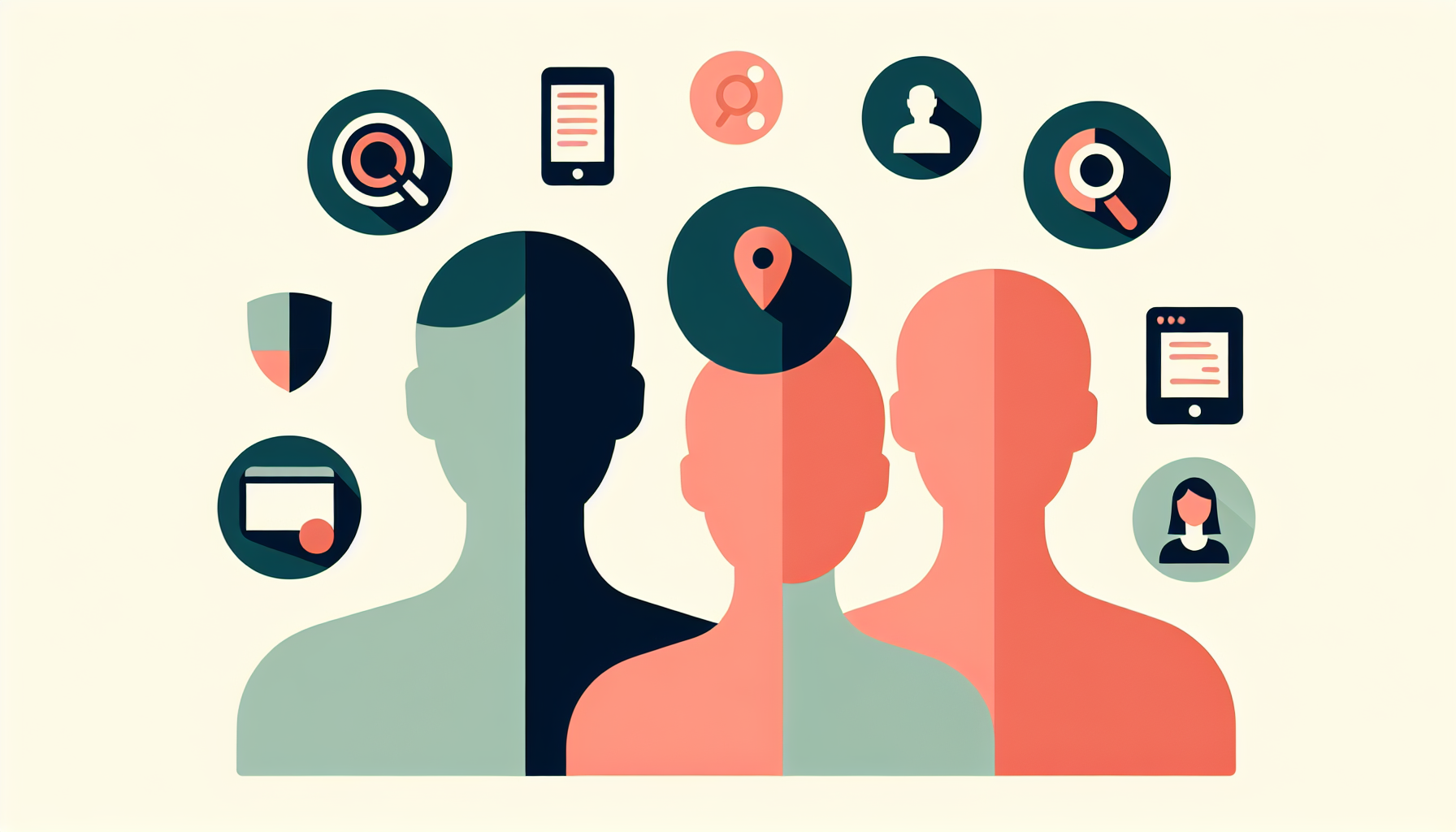 Illustration des tendances en design web pour l'année 2025